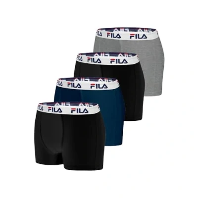 Imagen de FILA Fi/1bcx4/Fu5016 Boxer Pantalones Cortos, Multicolor, M para Hombre