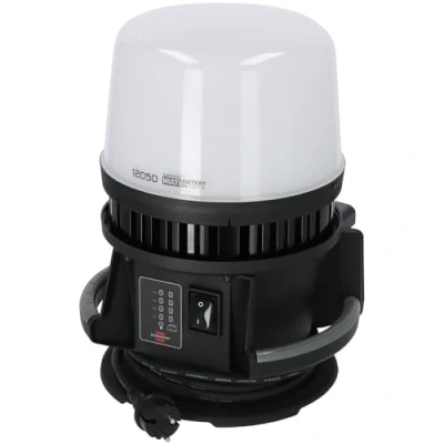 Imagen de Brennenstuhl Professional Multi Battery LED 360 Hybrid foco de trabajo 12050 MH (12000lm, IP54, compatible con baterías 18V 11 fabricantes, 5m, sin batería, Engineered in Germany)