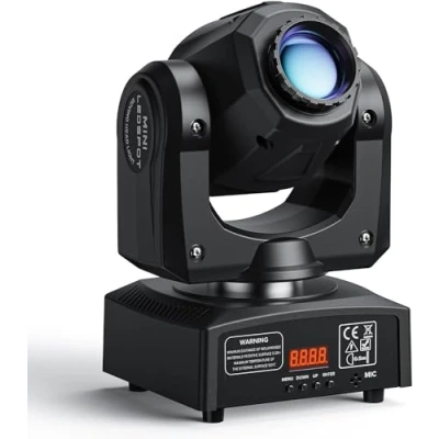 Imagen de UKing Cabezas Moviles LED 50W Luz de Escenario DMX 512 RGBW Iluminacion DJ Moving Head Foco Luces la Etapa 9/11 Canales discoteca para KTV, Bar, Club, Fiesta, Boda