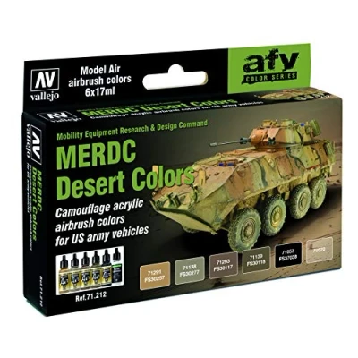 Imagen de Vallejo Modelo Air Set US MERDC Desert Colors