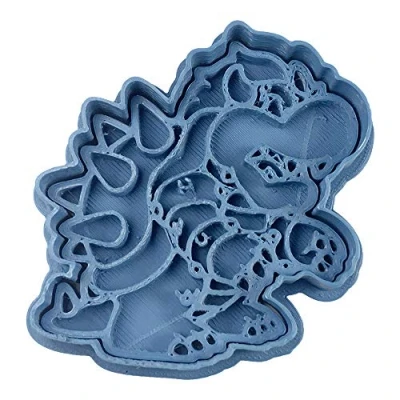 Imagen de Cuticuter Bowser Mario Cortador de Galletas, Plástico, Azul