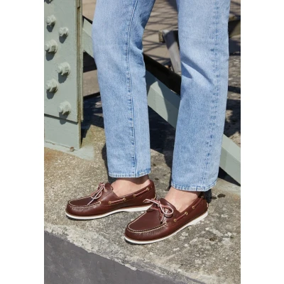 Imagen de Timberland Classic 2 Eye&#039;, Náuticos Hombre, Marrón (Dark Brown Smooth), 41 EU