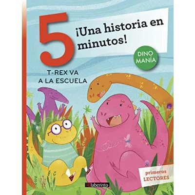 Imagen de ¡Una historia en 5 minutos! T Rex va a la escuela: 14 (Tres pasos)