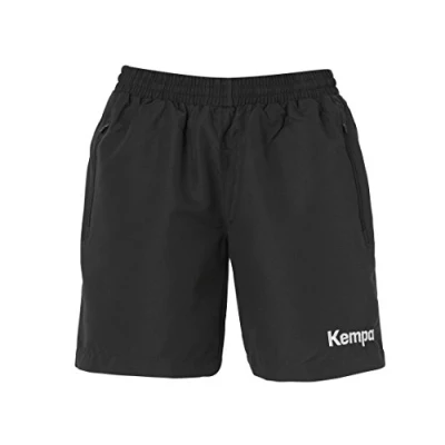Imagen de Kempa Tejido Pantalón Corto Bolsillos con Cremallera, Hombre, Negro, L