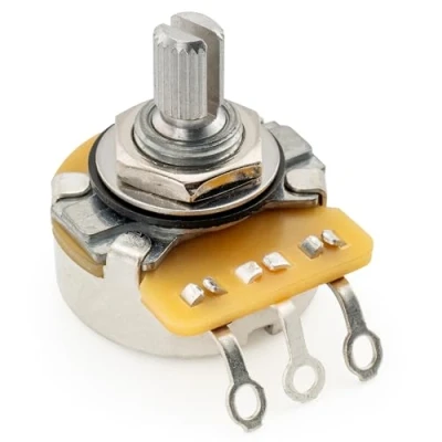 Imagen de CTS 450 Series 250K Potenciómetro Split Shaft Lineal Poti para Guitarra Eléctrica Bajo