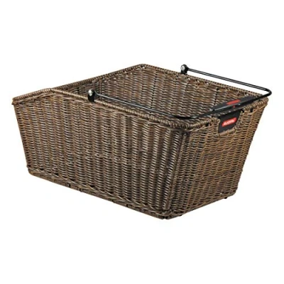 Imagen de KLICK FIX Hinterradkorb 2128051940 Cesta para Rueda Trasera, Unisex Adulto, Negro, 44x24x20cm