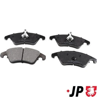 Imagen de JP GROUP 1363601410 Juego de pastillas freno Eje delantero preparado para indicador desgaste MERCEDES BENZ: Clase E Berlina, C Berlina