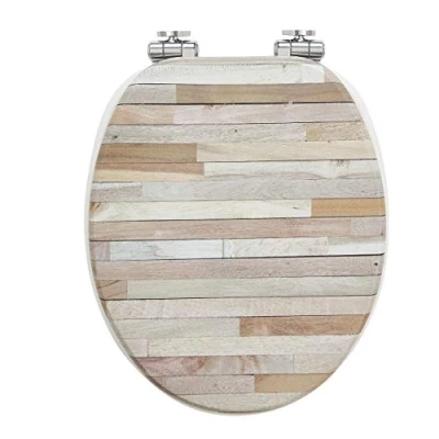 Imagen de Wirquin 20723481 Asiento de inodoro Woody, tabla madera