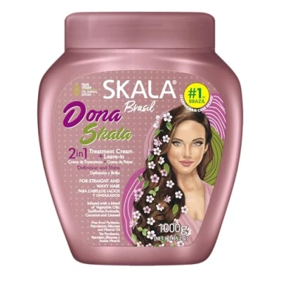 Imagen de SKALA EXPERT Mascarilla/Acondicionador/Crema de peinado &quot;Dona&quot; 1000ml 100% Vegano Ayuda a fortalecer y dar brillo al cabello