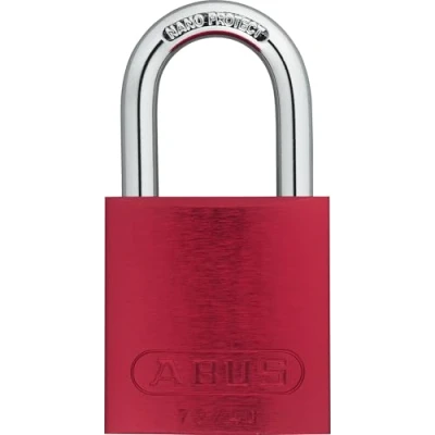 Imagen de Abus 72/40_ROJO Candado Aluminio arco de acero endurecido 40mm Rojo