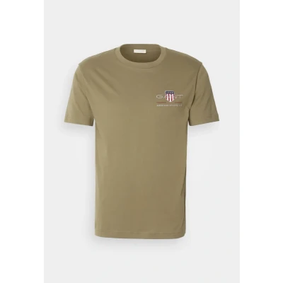 Imagen de GANT Archive Shield Camiseta básica, Hombre, Talla: 3XL, Olive