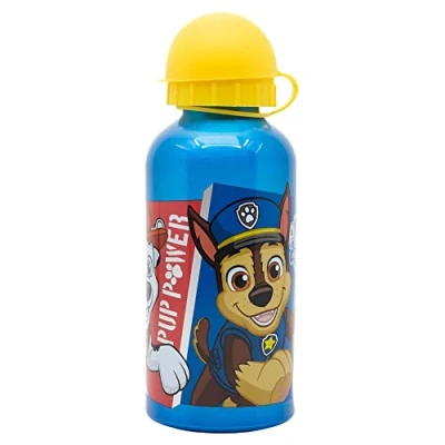 Imagen de botella de aluminio para niños cantimplora infantil agua reutilizable 400 ml La Patrulla Canina