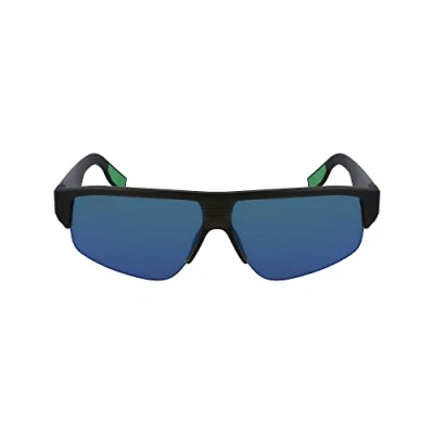 Imagen de Lacoste Men&#039;s Sunglasses L6003S Matte Grey with Solid Smoke W/Green Mirror Lens