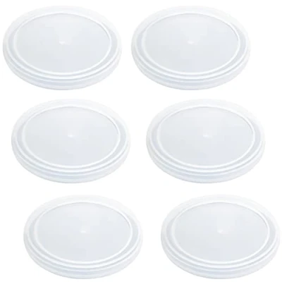 Imagen de Fundas para latas de alimentos mascotas 76mm Cubiertas herméticas latas,para perros gatos comida lata(6 Piezas）