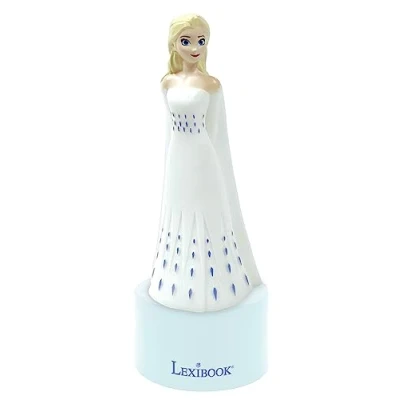 Imagen de LEXIBOOK, Frozen, Luz nocturna y altavoz para habitación infantil, Cambio de color, suave, Funciona con pilas, Azul/Rojo, NS01FZ