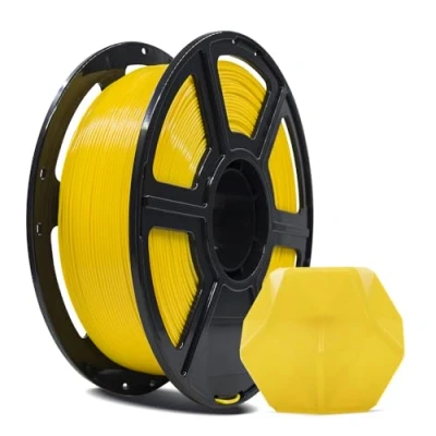 Imagen de FLASHFORGE Filamento de impresora 3D PLA PRO, 1,75 mm, bobina 1 kg, precisión dimensional +/ 0,02 mm para impresoras FDM 3D, mejor tenacidad y sin botones, amarillo