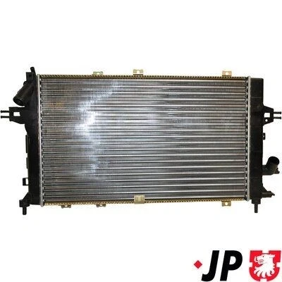 Imagen de JP GROUP 1214202900 Radiador, refrigeración del motor Aluminio, Plástico 600 369 26 Caja de cambios manual OPEL: Zafira B, Astra H GTC