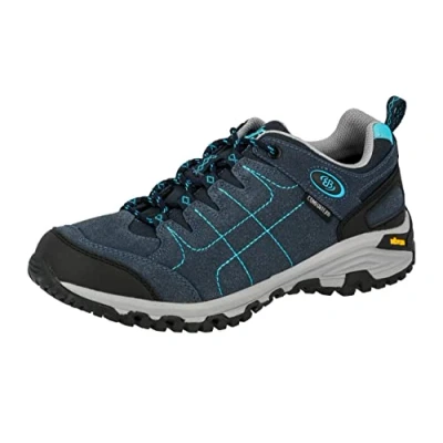 Imagen de Brütting Mount Shasta Low, Zapatos de Low Rise Senderismo Mujer, Azul (Marino/Turquesa), 38 EU