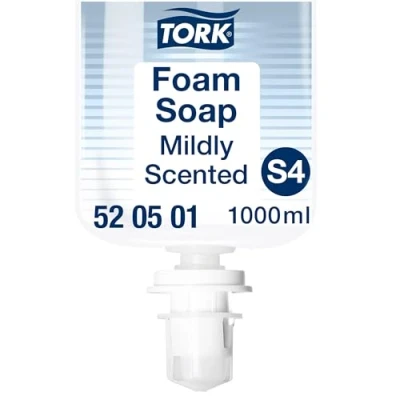 Imagen de Tork 520501 Jabón en espuma suave / compatible con el sistema S4 1 litro Aroma fresco sensible