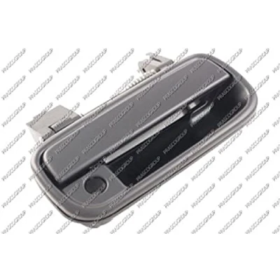 Imagen de PRASCO TY8148007 Manecilla de Puerta exterior, Delante, derecha con ojo cerradura negro liso