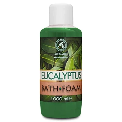 Imagen de Espuma Baño Eucalipto 1000ml Buen Sueño Belleza Cuidado del Cuerpo Bienestar Relajación Aromaterapia Spa Baños de Burbujas Bath foam Eucalyptus