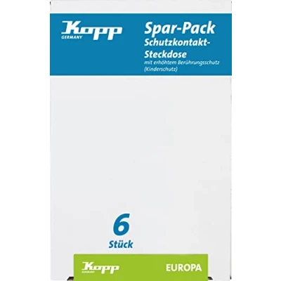 Imagen de Kopp 117901050 Toma de corriente Schuko, color: crema