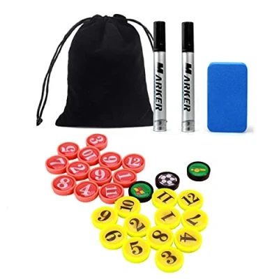 Imagen de LaceDasiy Kit de Imanes, Rotulador y Borrador Borrar Ideal para fútbol Táctica Formas, Oficina, Pizarra Blanca, Frigoríficos, Tarjetas &amp; Pizarras Magnéticas#1