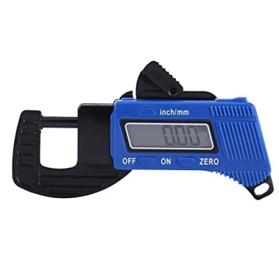 Imagen de 0 12.7mm Medidor de Espesor con Pantalla Digital, Pinza Anchura 0.01mm Resolucin