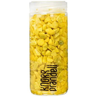 Imagen de Knorr Prandell 218236203 piedras decorativas 9 13 mm, 500 ml, color: amarillo