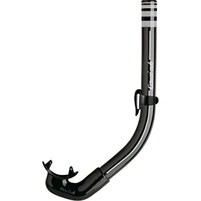 Imagen de Cressi Schnorchel America Tubo de Snorkel, Unisex, Negro