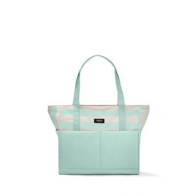 Imagen de LARKSON Bolsa De Playa Mujer Hombre Menta Linn Tote Bag Grande Para Vacaciones, Deportes, Viajes Bolso Shopper Con Cremallera