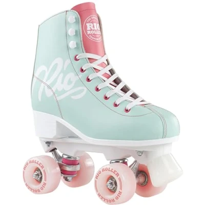 Imagen de Rio Roller Script Patines, Unisex Niños, Multicolor / (Teal Coral), 35.5