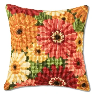 Imagen de Vervaco Cushion Kit de Manualidades, Algodón, Colores Variados, ca. 40 x cm / 16&quot;