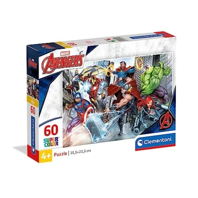 Imagen de Clementoni Puzzle Infantil 60 Piezas Avengers; SuperHéroes Marvel, a Partir de 5 años (26112)