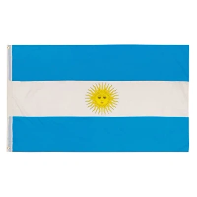 Imagen de Banderas de aricona bandera argentina resistente a la intemperie con 2 ojales metal nacional 90 x 150 cm