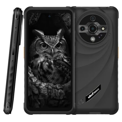 Imagen de Ulefone Armor X31 Pro 5G Smartphone Resistente, Cámara 64MP+25MP (Visión Nocturna y Linterna Antirreflejo), 16GB+256GB, 6,56&quot; HD+ 120Hz, IP68 Móvil Antigolpes Android 14, GPS NFC Negro