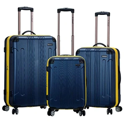 Imagen de Rockland London Hardside Spinner Wheel Luggage, Azul Marino, Talla única, Equipaje