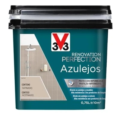 Imagen de V33 Esmalte Renovation Perfection Azulejos Centeno Satinado 0,75L