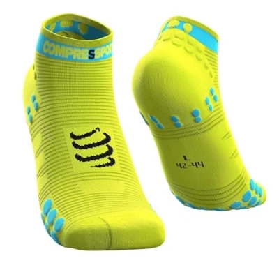 Imagen de Compressport SL3T2FY Calcetines, Hombre, Amarillo Flúor, 2XL
