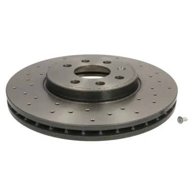 Imagen de BREMBO XTRA LINE 09.9159.2X Disco de freno 280 25 4 perforado/ventil. int. revestido altamente carbonizado con tornillos OPEL: Astra H TwinTop
