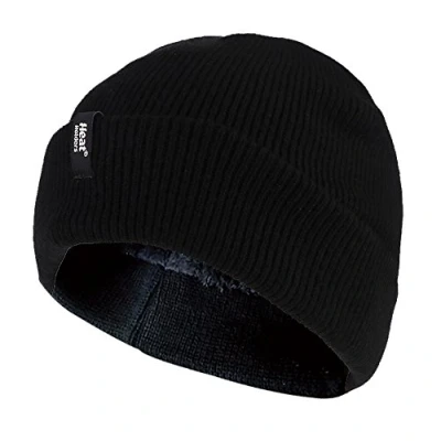 Imagen de HEAT HOLDERS Gorro de invierno con forro polar 3,6 tog para hombre, 3 colores, Negro, Taille unique