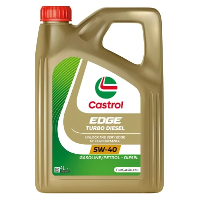 Imagen de Castrol EDGE TURBO DIESEL 5W 40 4L Aceite de motor 15F819 SEAT: Leon II Hatchback, Altea, Ibiza 2, VOLKSWAGEN: Golf 5, Polo IV Hatchback