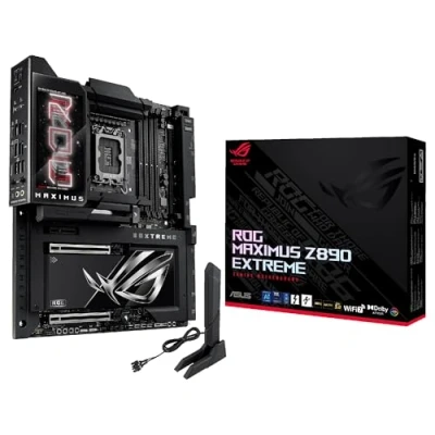 Imagen de ASUS ROG Maximus Z890 Extreme Placa Base E ATX, 24+2+1+2 etapas de Potencia, DDR5, PCIe 5.0 Compatible con GPU última generación, Seis Ranuras M.2, WiFi 7, Puertos Thunderbolt 5