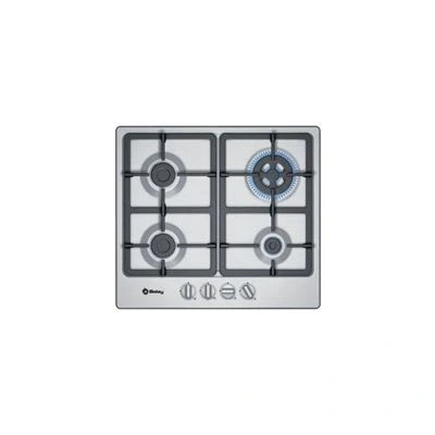 Imagen de Placa Gas BALAY, 3ETX565HB, 4 zonas, Stop, Autoencendido, 60 cm, Inox