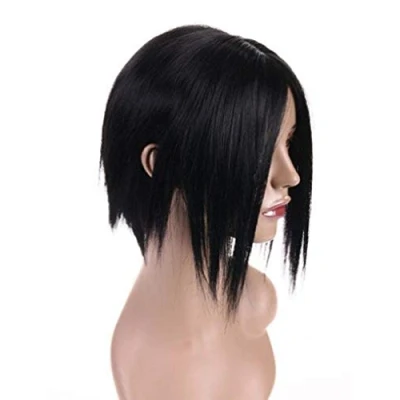 Imagen de Prettyland Nana negro Underworld Selene Cosplay peluca corta resistente al calor para la fiesta diaria C546