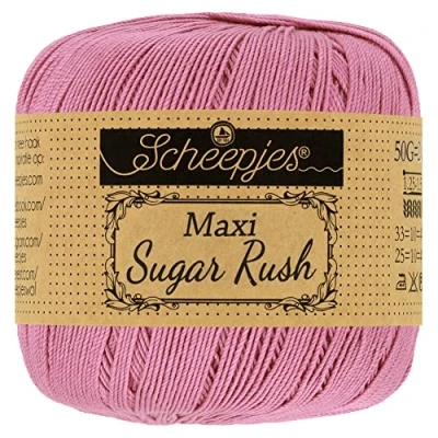 Imagen de Scheepjes 398 Colonial Rosa Maxi Sugar Rush Hilo 10x50g