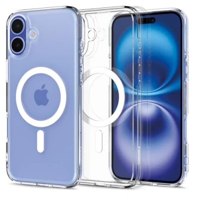 Imagen de Spigen Ultra Hybrid Magfit TPU Back Cover Transparente Apple iPhone 16