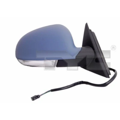 Imagen de espejo retrovisor Tyc 337 0112 izquierda imprimado asférico, calefactable, para ajuste elect. VOLKSWAGEN: Passat B5 GP Variant