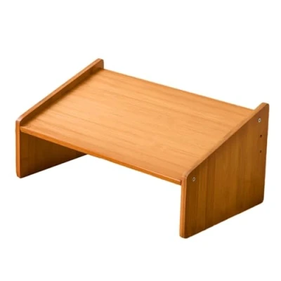 Imagen de TapferBahn ReposapiéS De Madera Debajo del Escritorio,Reposapies Oficina,Apoya Pies Oficina,Foot Rest,Reposapies Oficina ErgonóMico Antideslizante,Mejorar La Postura Al Sentarse,para Trabajo