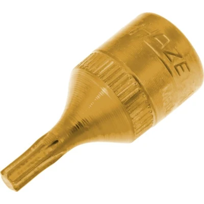 Imagen de HAZET Torx 8502 T15 Piezas insertables de llave cubo Acero cromo vanadio interior moleteado